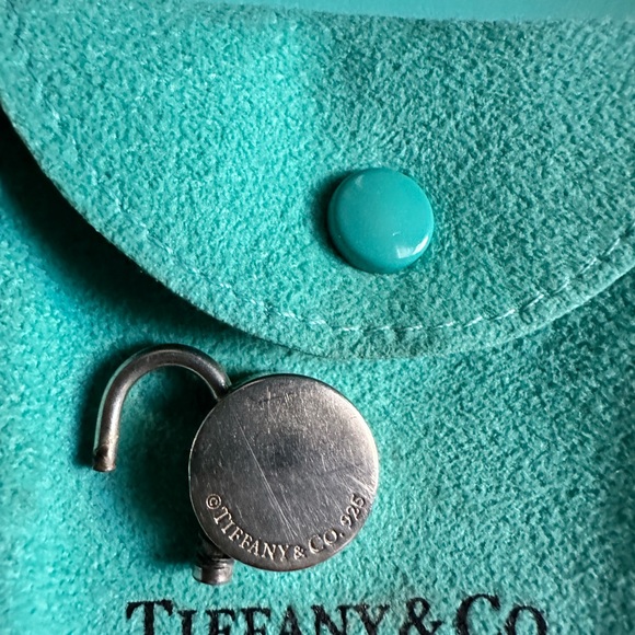 Tiffany & CO Sterling Silver Padlock Charm/Pendant - Picture 4 of 4